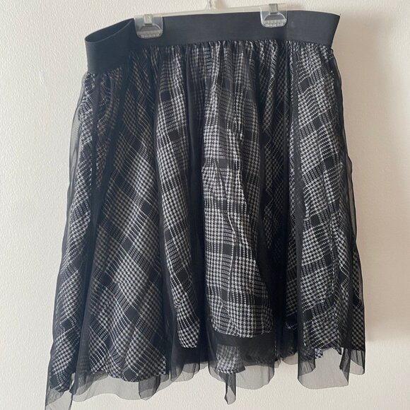 Torrid Plaid Mesh Tulle Skirt - Picture 1 of 3
